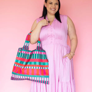 Festive Geo Reusable Shopping Bag