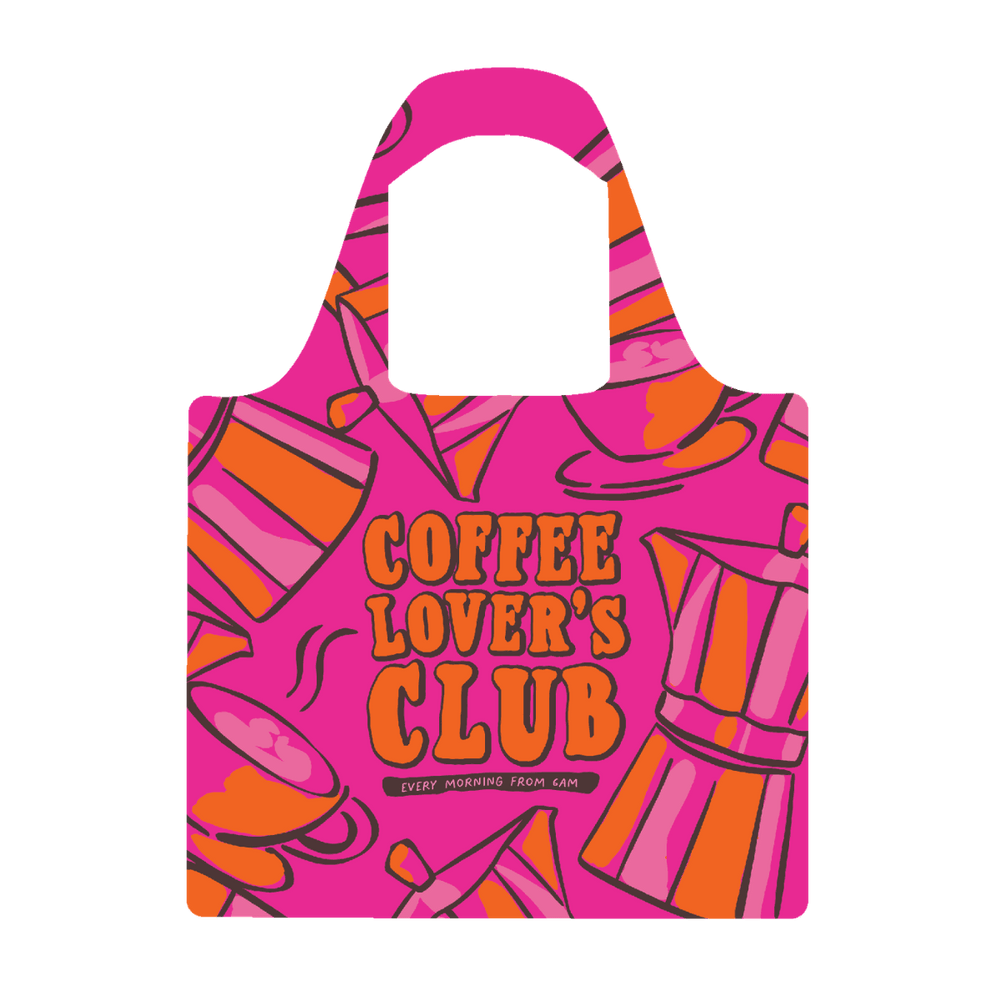 Coffee Lovers Club Reusable Shopping Bag