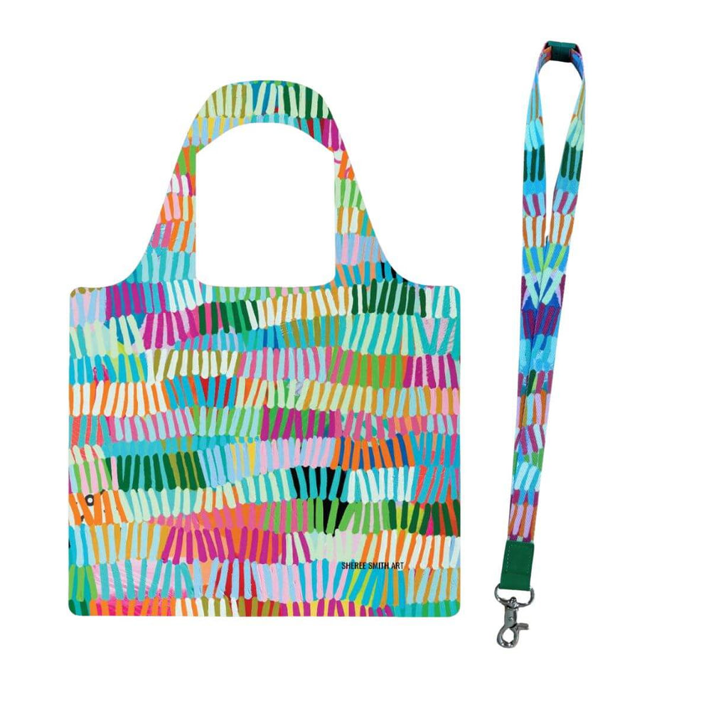 Colourful Chaos Shopper and Lanyard Bundle