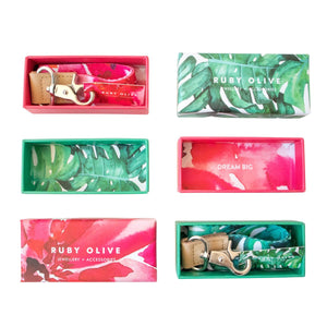 Watercolour Wrist Lanyard - Beach Rose