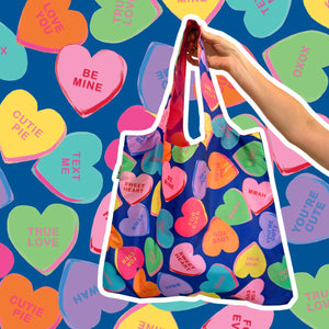 Candy Heart Reusable Shopping Bag