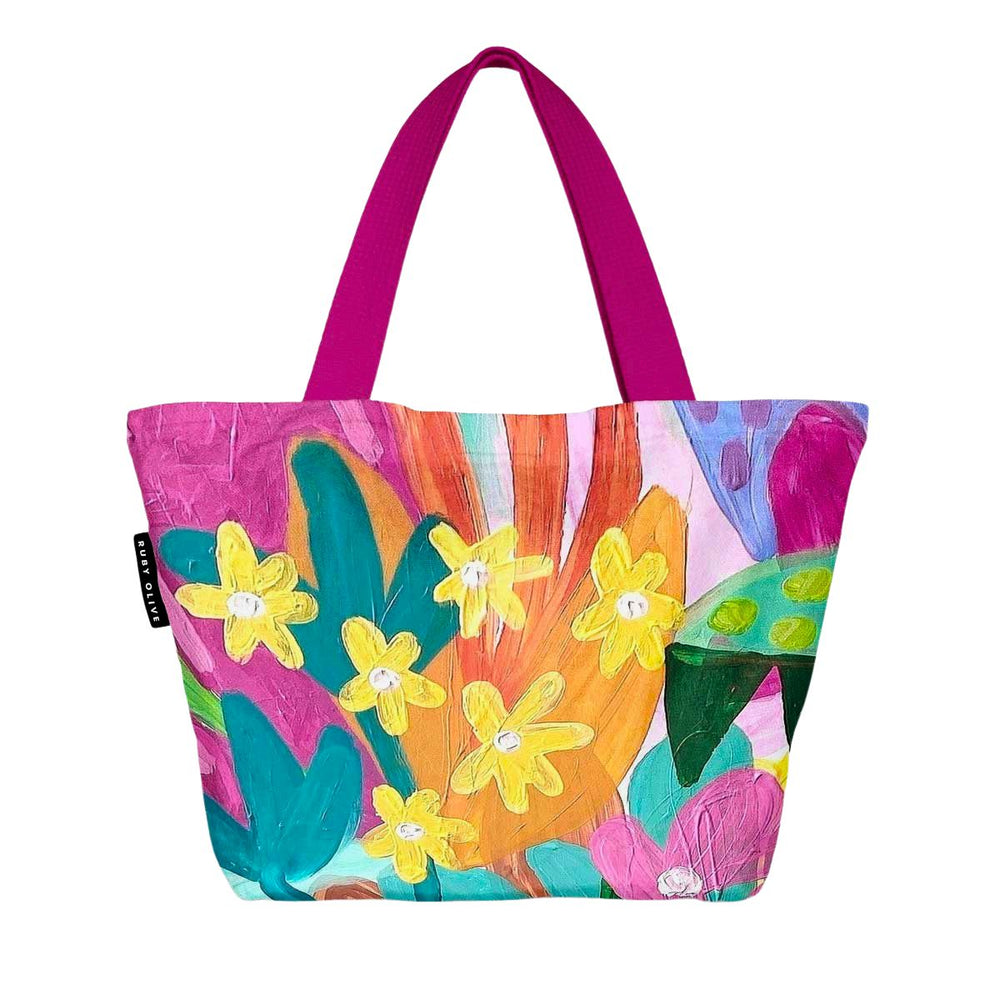 Flower Joy Tote Bag
