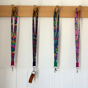 Rainbow Fields Lanyard