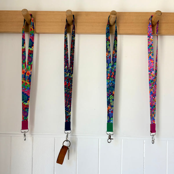Rainbow Fields Lanyard