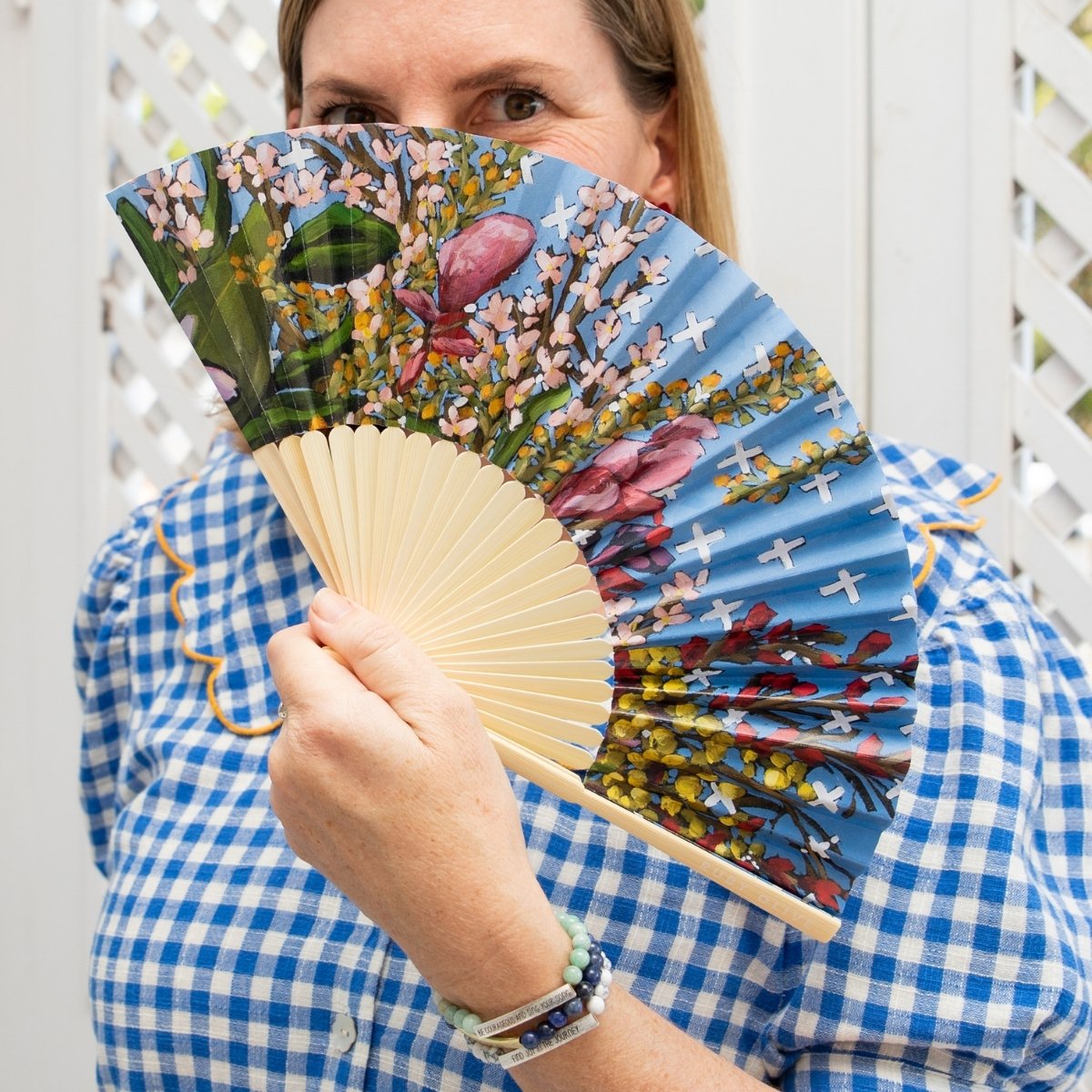 RO x Kate Quinn Four Seasons In One Day Hand Fan