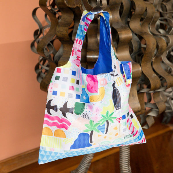 Beach House Reusable Shopping Bag