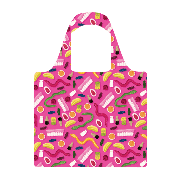 Lolly Jar Pink Reusable Shopping Bag