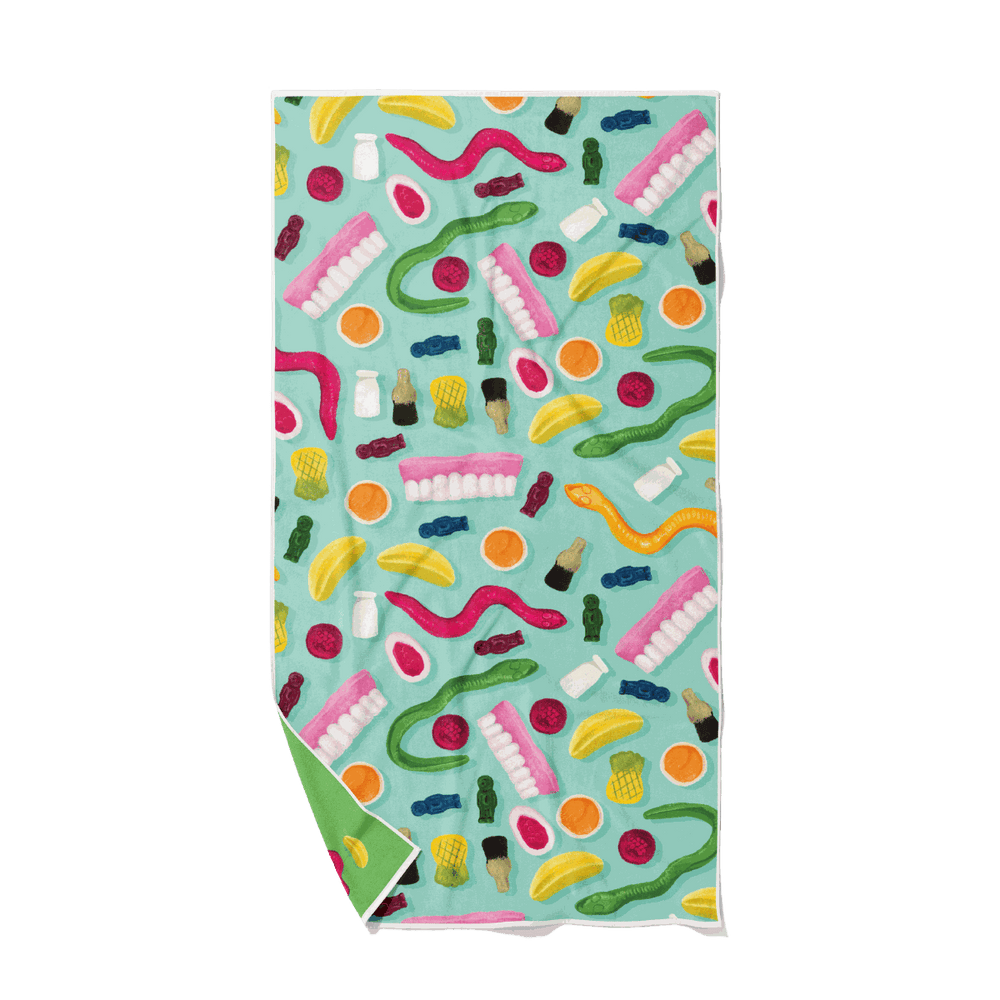 Lolly Jar Quick Dry Small Microfibre Towel