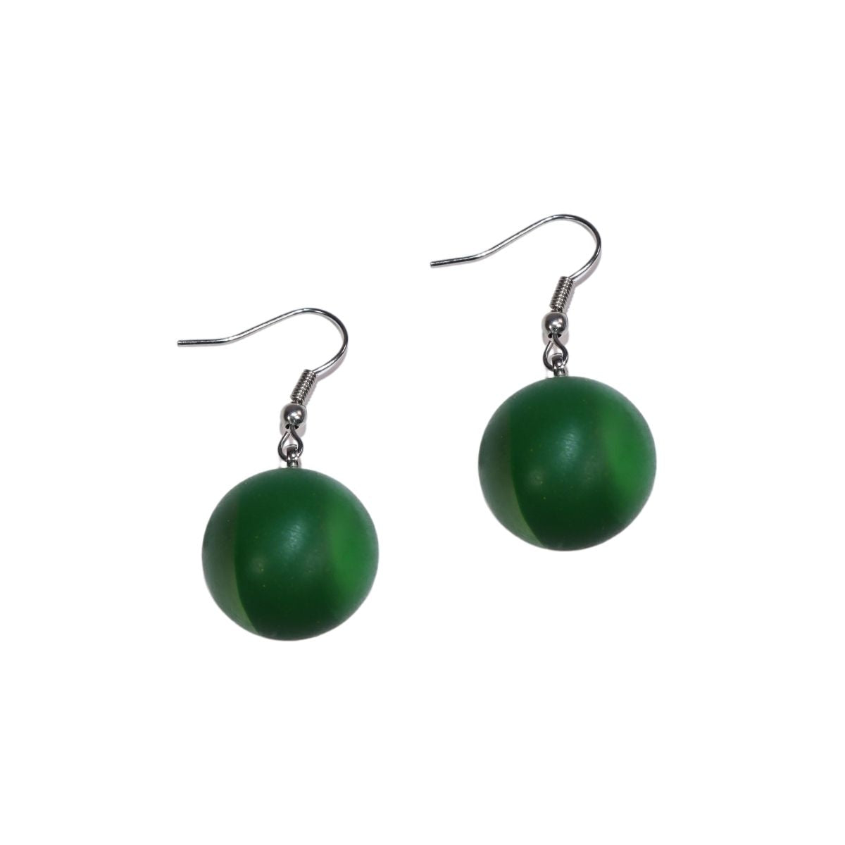Sterling Silver and Dark Green Jade Teardrop Dangle Earrings - Enduring  Bloom in Dark Green | NOVICA