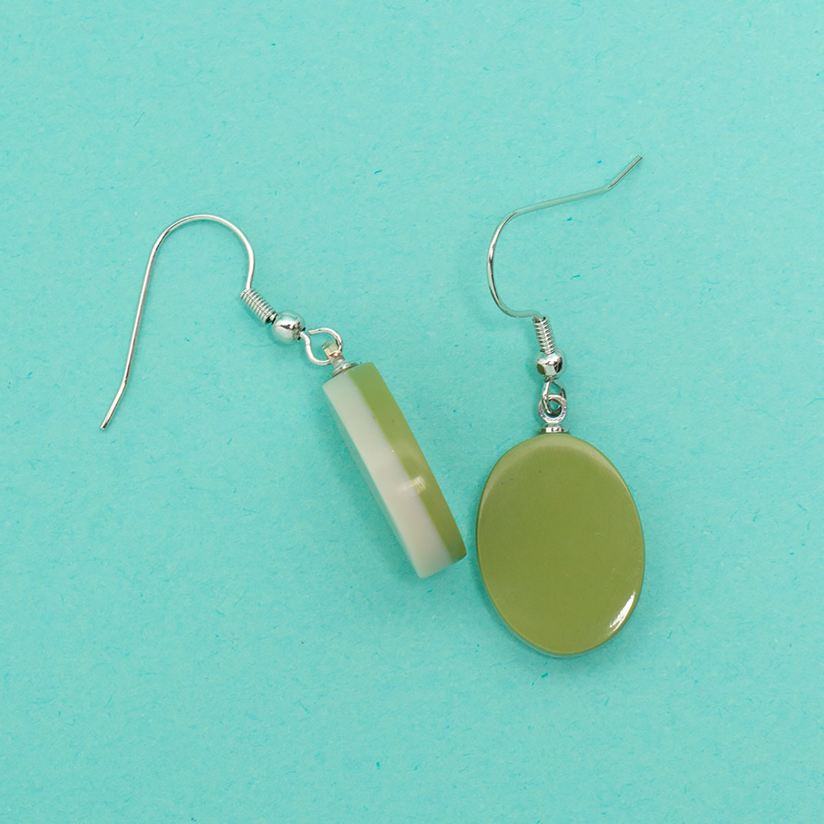 Orchard Harvest 2 Tone Earrings - Sage - PERFECTLY IMPERFECT