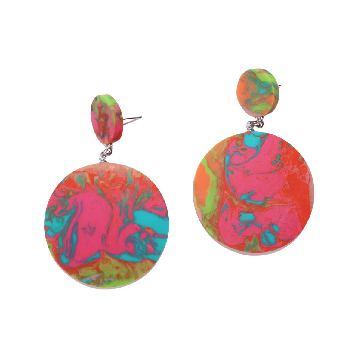 Paradiso Artisan Round Drop Earrings - PERFECTLY IMPERFECT