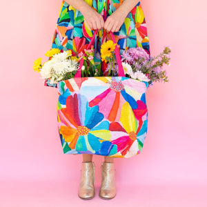 RO x Lordy Dordie Petal Party Tote Bag