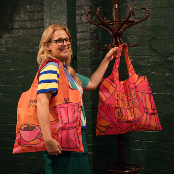Coffee Lovers Club Reusable Shopping Bag Bundle
