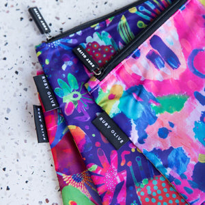 Garden Wonderland Pouch Trio