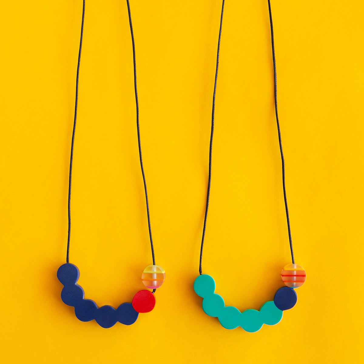 Rainbow Bright Mini Scoop Necklace - PERFECTLY IMPERFECT