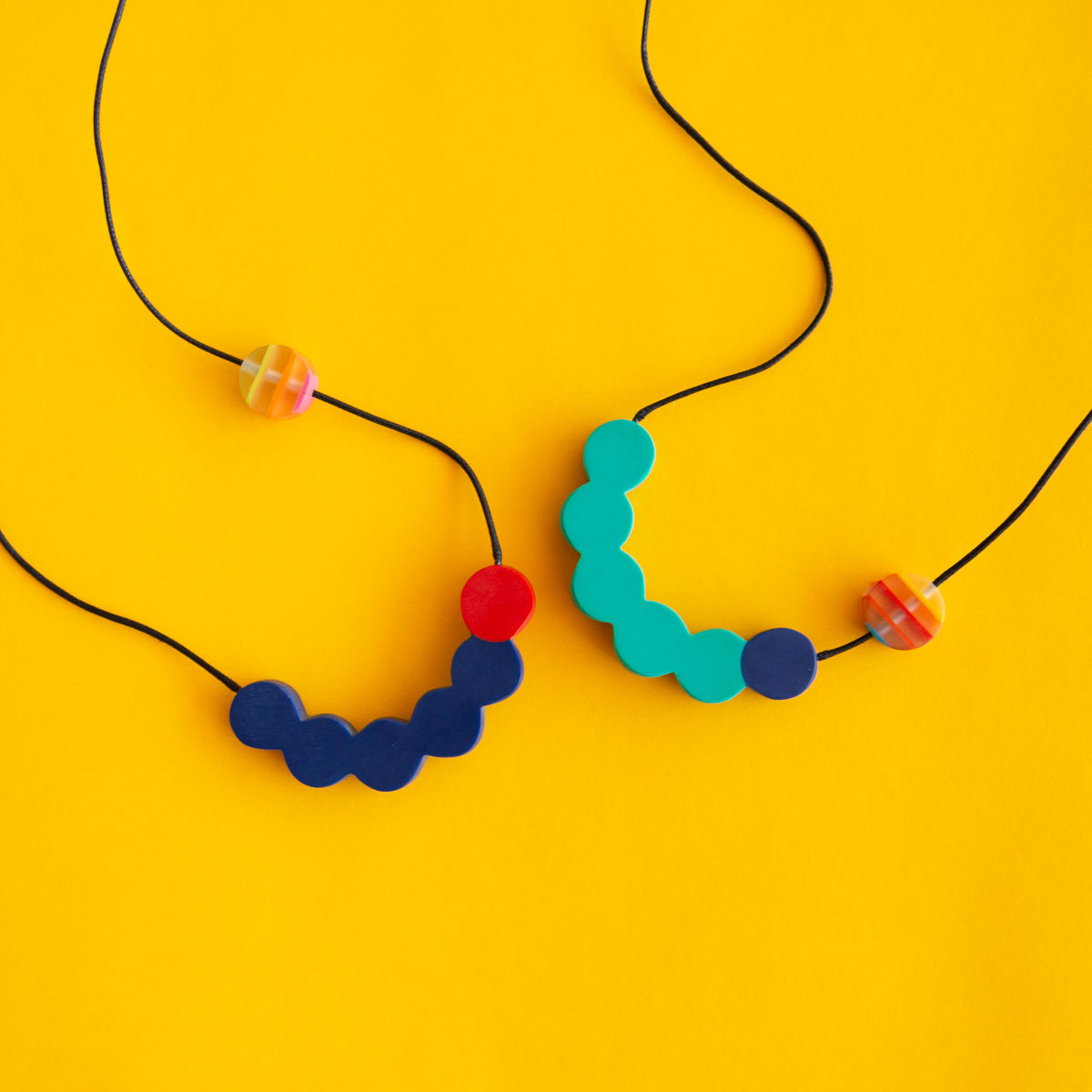 Rainbow Bright Mini Scoop Necklace - PERFECTLY IMPERFECT