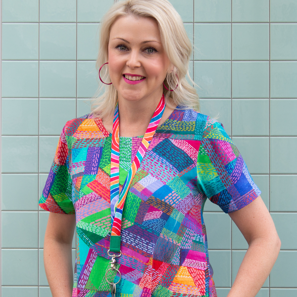 Rainbow Shopper and Lanyard Bundle