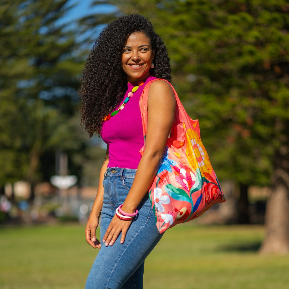 RO x Andrea Smith Animal Party Reusable Shopping Bag