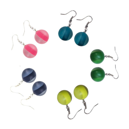 Marble Drop Earrings (5 Colours)