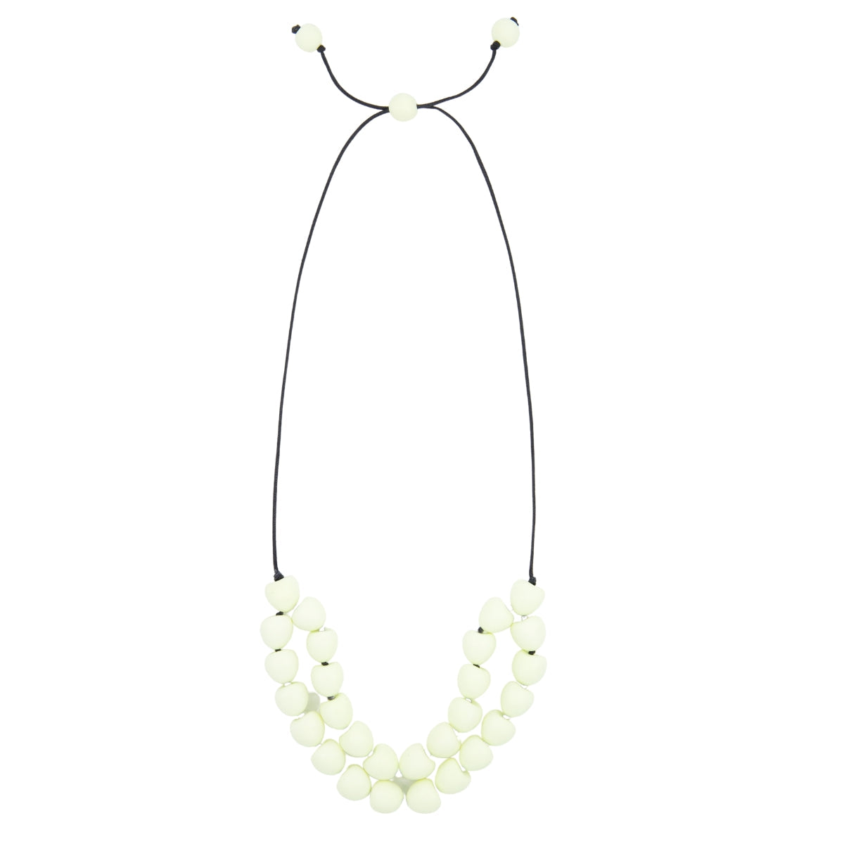 Tradewind Double Strand Pod Necklace in Milk - PERFECTLY IMPERFECT