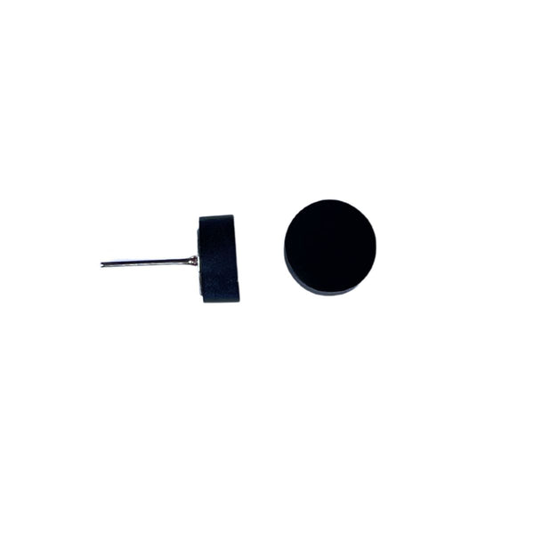 Flat Stud Earrings (12 Colours)