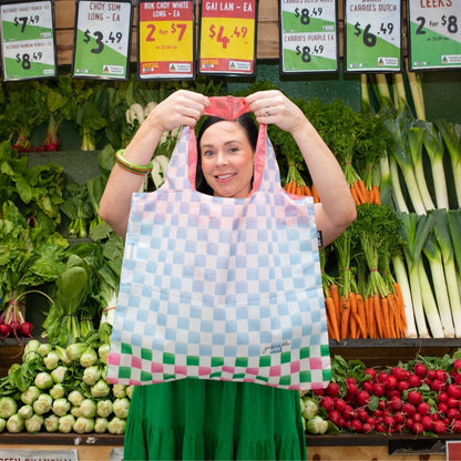 Check Mate Reusable Shopping Bag