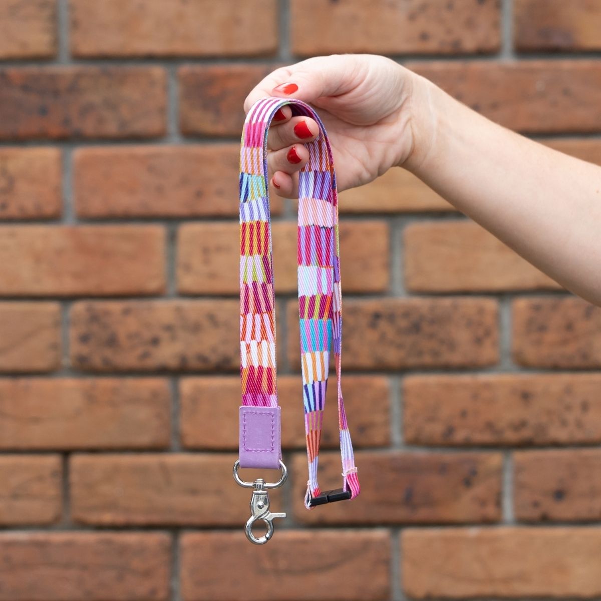 Raspberry Gelato Lanyard