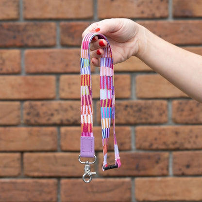 Raspberry Gelato Lanyard