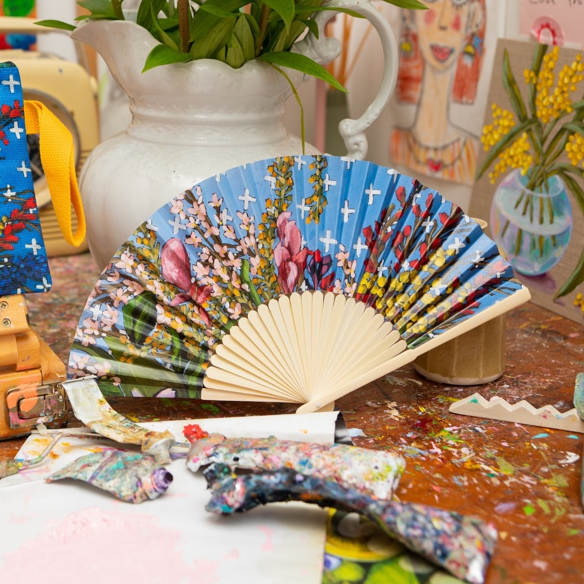 RO x Kate Quinn Four Seasons In One Day Hand Fan