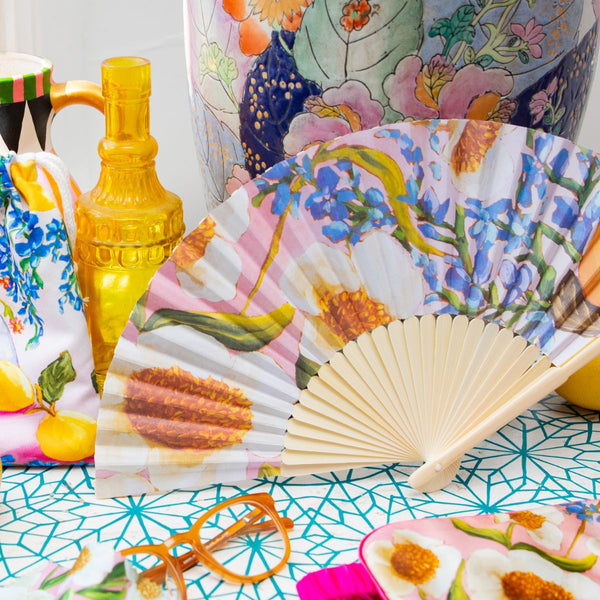 RO x Kate Quinn Lots of Lemons Hand Fan