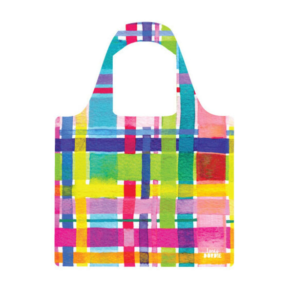 RO x Lordy Dordie Rainbow Gingham Reusable Shopping Bag
