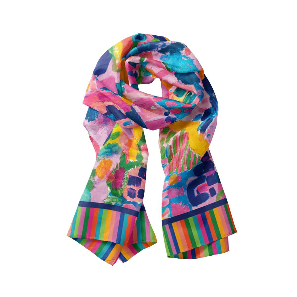 Rainbow Fields Long Scarf