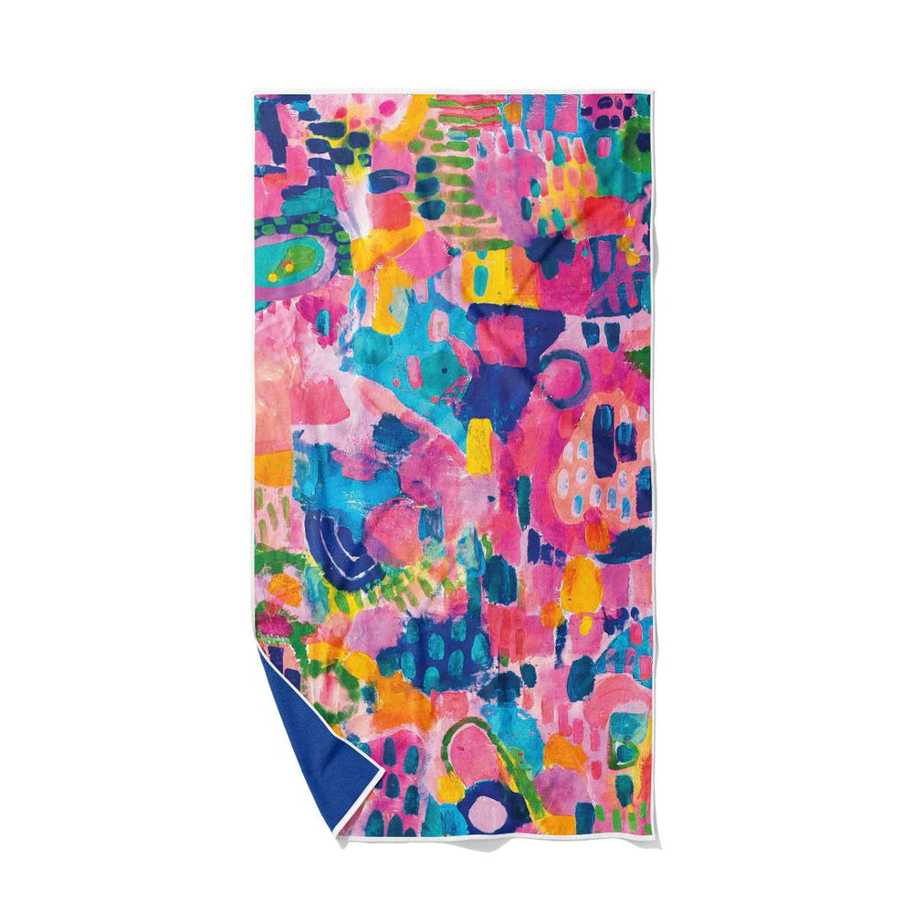 Rainbow Fields Quick Dry Small Microfibre Towel