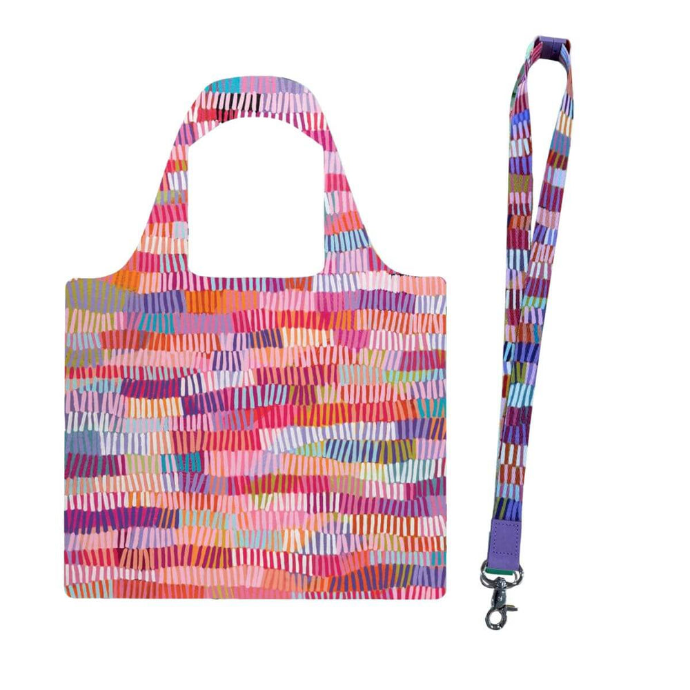 Raspberry Gelato Shopper and Lanyard Bundle