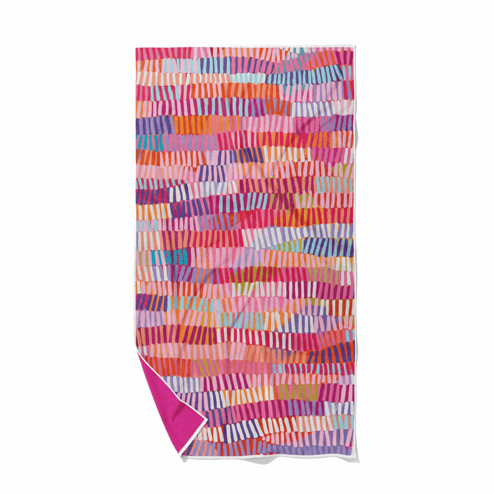 Raspberry Gelato Quick Dry Small Microfibre Towel