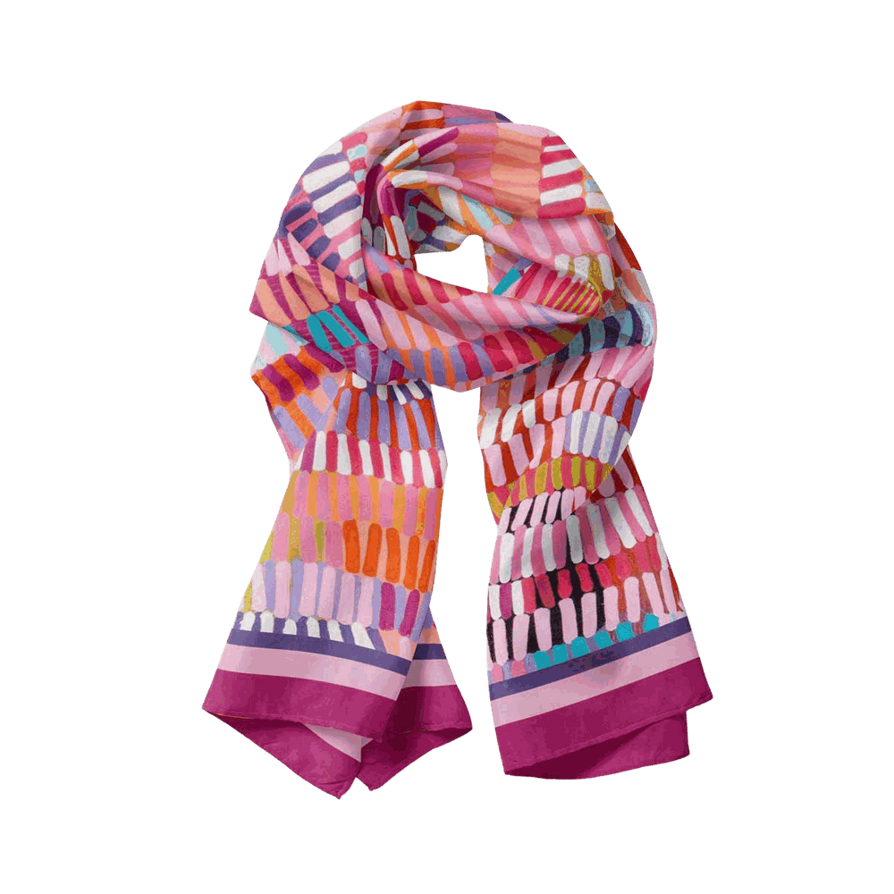 Raspberry Gelato Modal Long Scarf