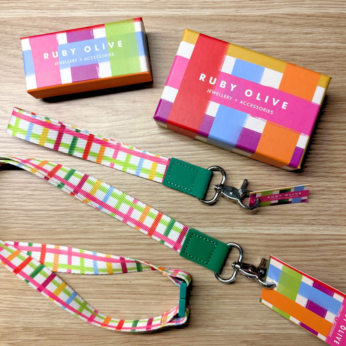 Ready or Not Striped Lanyard