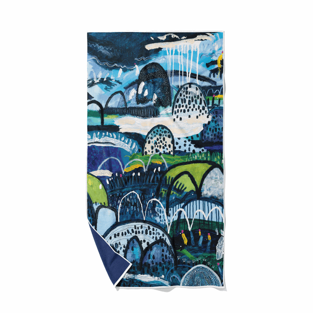 Summer Rain Quick Dry Small Microfibre Towel