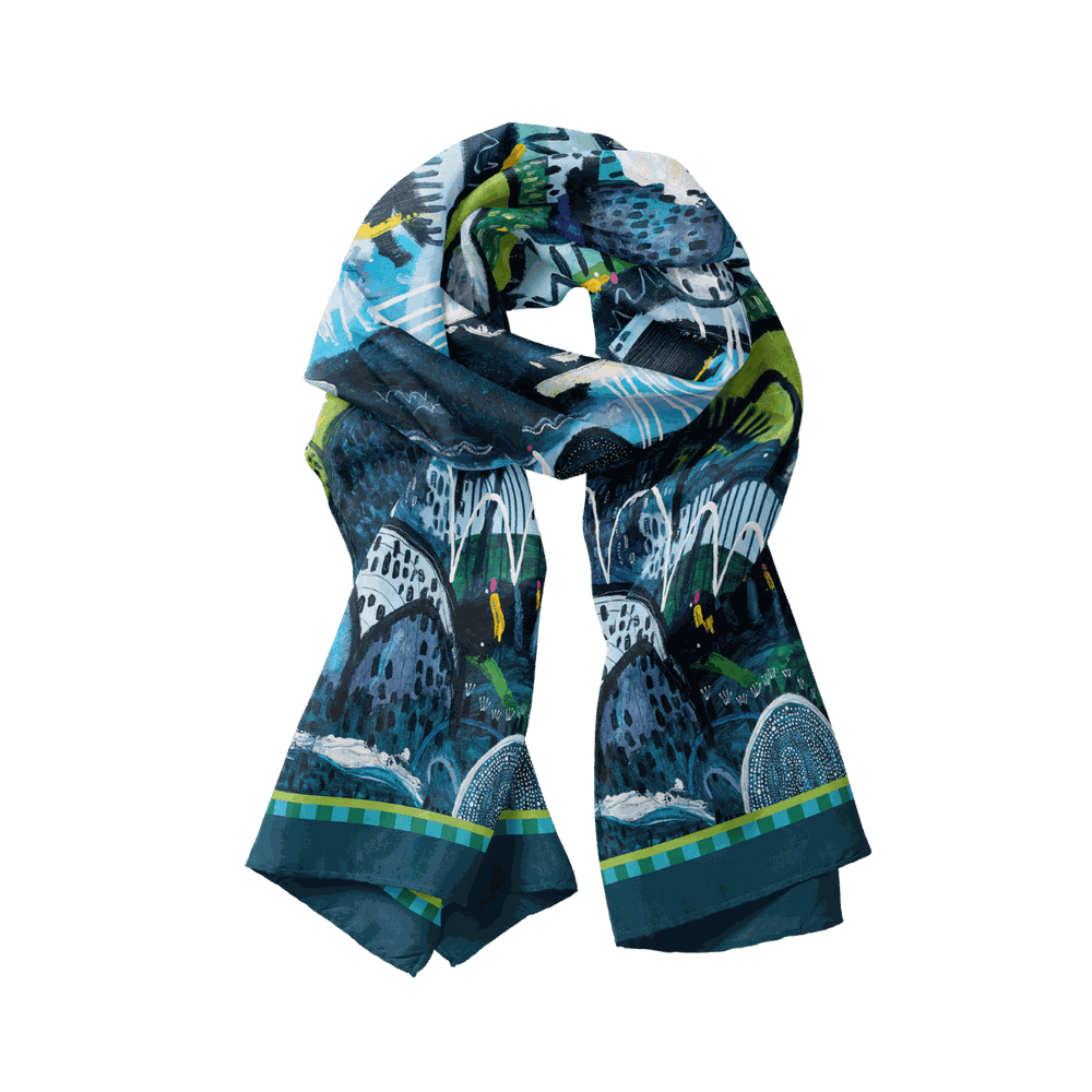 Summer Rain Modal Long Scarf
