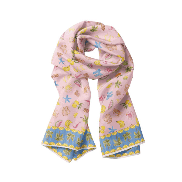 Sunday Picnic Modal Long Scarf