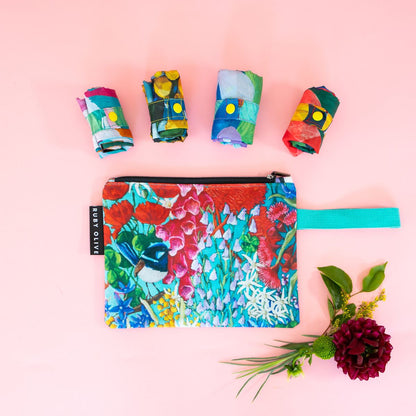 Floral Lover Shopper and Pouch Bundle
