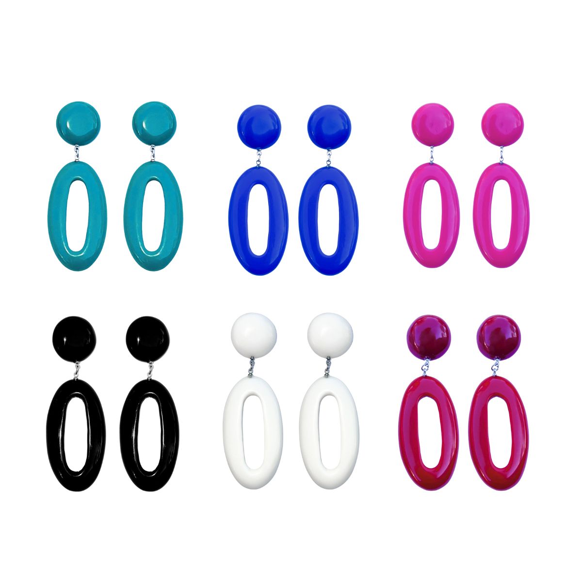 Venus Hoop Drop Earrings