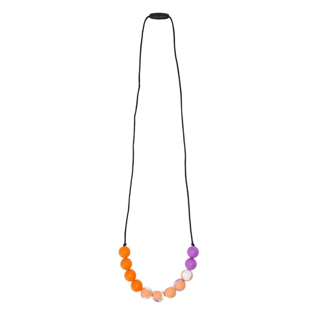 Willow Silicone Necklace - Purple Orange - PERFECTLY IMPERFECT