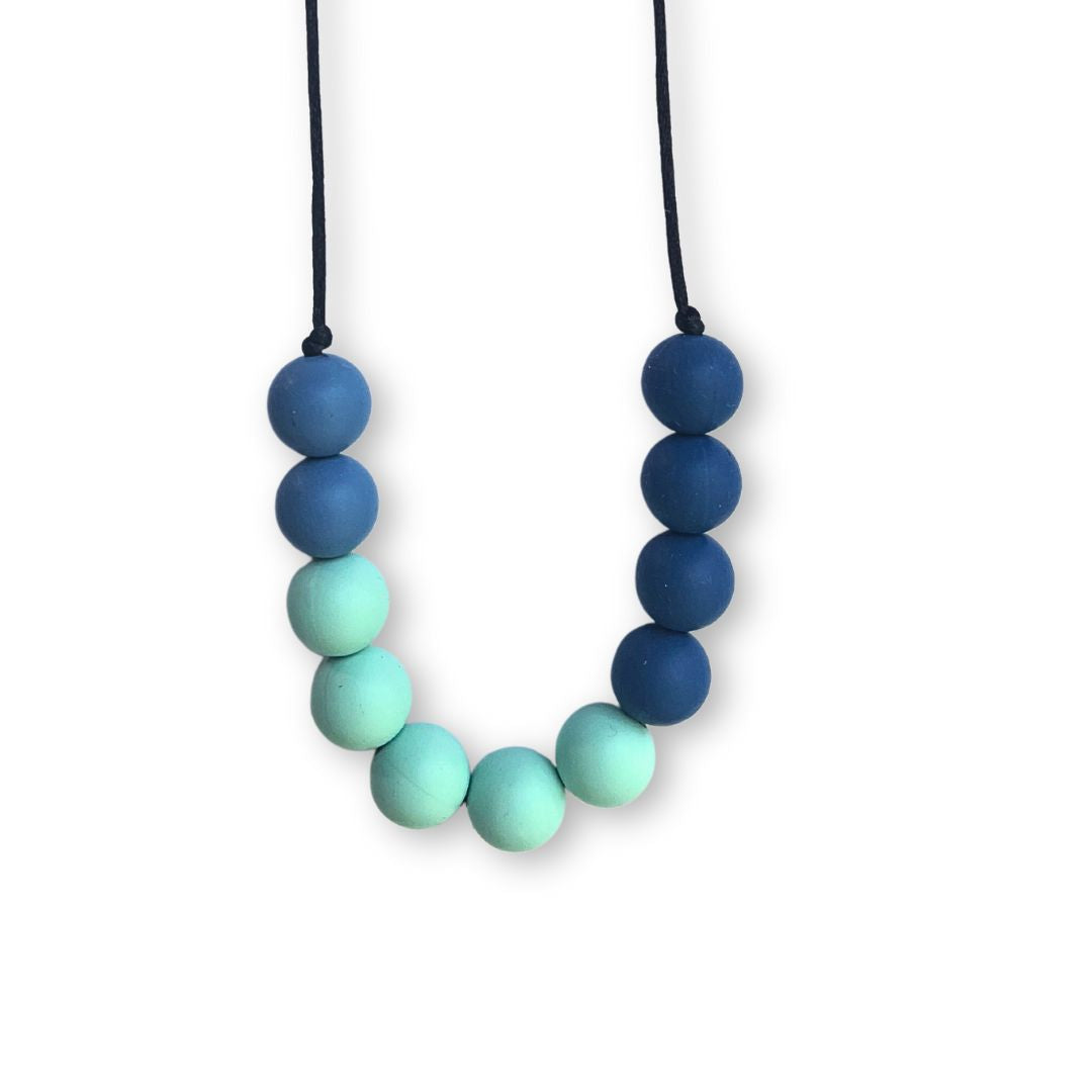 Willow Silicone Necklace - Marine Blue - PERFECTLY IMPERFECT