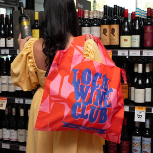 Wine Lovers Club Reusable Shopping Bag