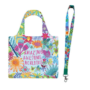 You're Awesome Shopper and Lanyard Bundle