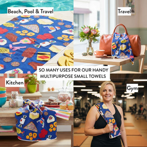 Aussie Favs Quick Dry Small Microfibre Towel - Towel - Ruby Olive