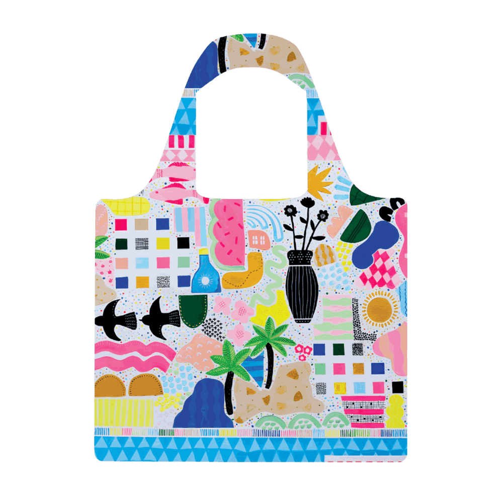 Beach House Reusable Shopping Bag - Bag - Ruby Olive