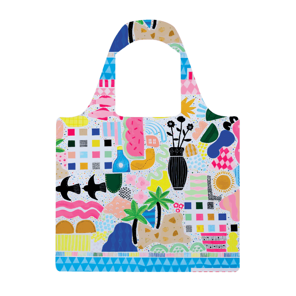 Beach House Reusable Shopping Bag