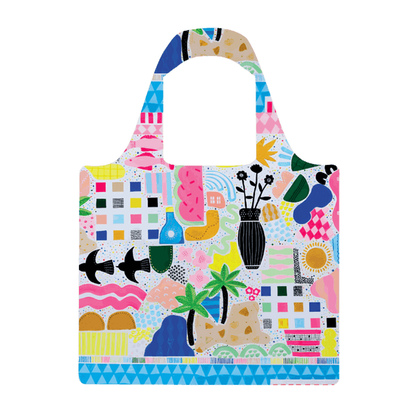 Beach House Reusable Shopping Bag